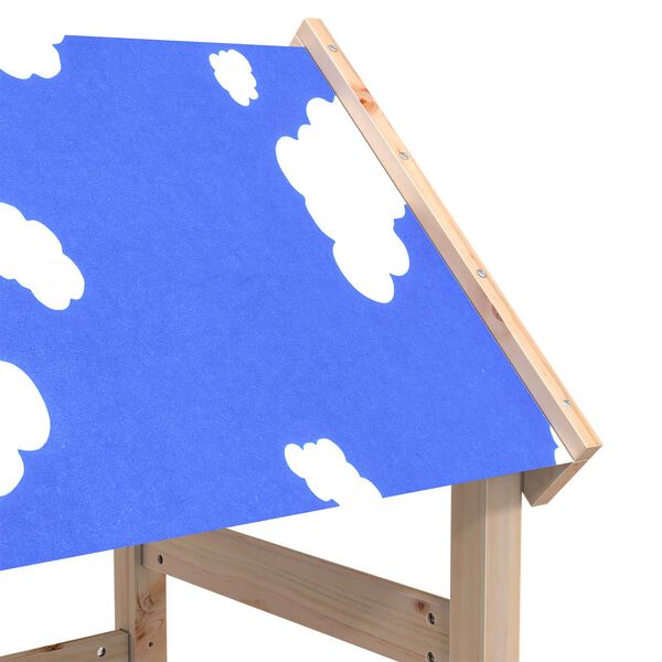 vidaXL Hern&iacute; věž Hněd&aacute; 52,5 x 110,5 x 215 cm Masivn&iacute; borov&eacute; dřevo