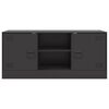 vidaXL TV skříňka černá 99 x 39 x 44 cm ocel