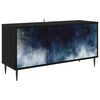 vidaXL Televizn&iacute; skř&iacute;ň RAALTE 102 x 33 x 51 cm Čern&yacute; dub