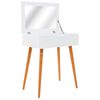 vidaXL Toaletn&iacute; stolek se zrcadlem MDF 60 x 40 x 75 cm
