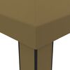 vidaXL Altán s dvojitou střechou 3 x 6 m taupe 180 g/m²