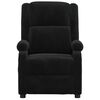 vidaXL Elektrick&eacute; polohovac&iacute; křeslo čern&eacute; samet