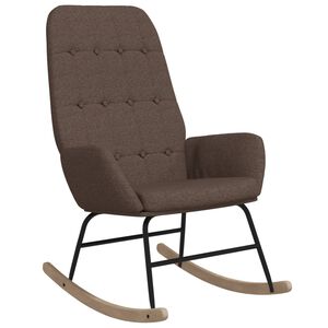 vidaXL Houpac&iacute; křeslo taupe textil