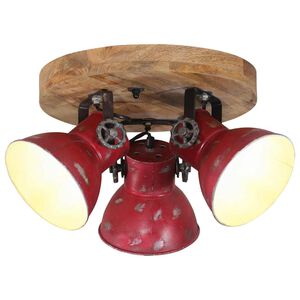 vidaXL Stropn&iacute; sv&iacute;tidlo 25 W červen&aacute; patina 35 x 35 x 25 cm E27