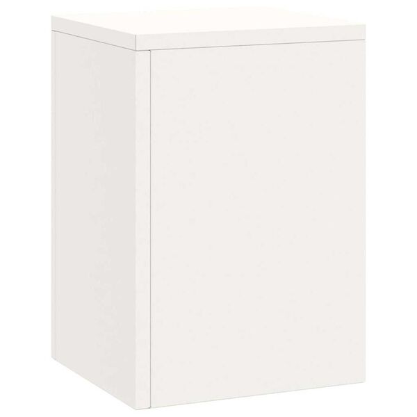 vidaXL Stojan na rostliny 3 pcs B&iacute;l&aacute; Ocel