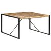 vidaXL J&iacute;deln&iacute; stůl 140 x 140 x 75 cm hrub&eacute; mangovn&iacute;kov&eacute; dřevo