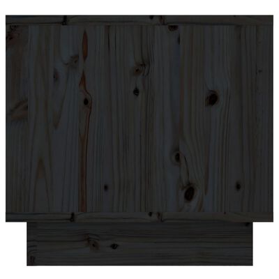 vidaXL Noční stolky 2 ks černé 35 x 34 x 32 cm masivní borové dřevo