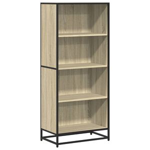 vidaXL Knihovna dub sonoma 60 x 35 x 139 cm kompozitn&iacute; dřevo