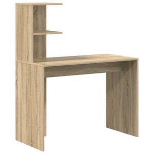 vidaXL Stůl Sonoma dub 102 x 50 x 124 cm Kompozitn&iacute; dřevo
