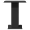 vidaXL Bistro stolek černý 60 x 60 x 75 cm kompozitní dřevo