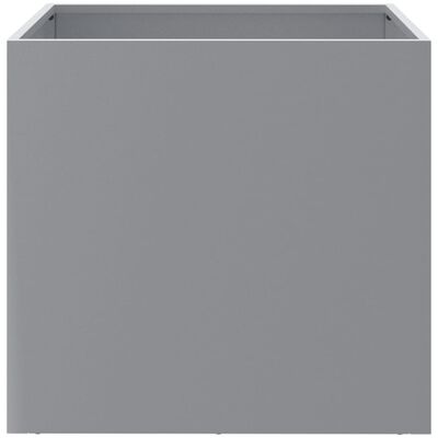 vidaXL Truhlík stříbrný 49 x 47 x 46 cm pozinkovaná ocel