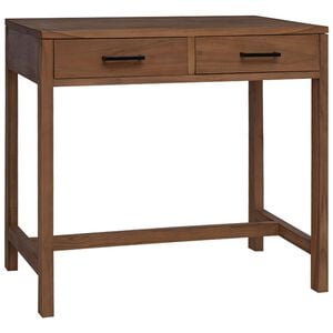 vidaXL Stůl s &scaron;upl&iacute;ky Př&iacute;rodn&iacute; Pevn&eacute; teakov&eacute; dřevo 80 x 50 x 75 cm
