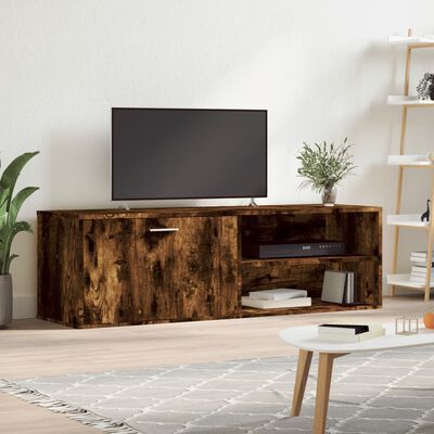 vidaXL TV skříňka kouřový dub 120 x 34 x 37 cm kompozitní dřevo