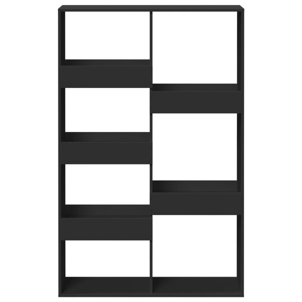 vidaXL Knihovna čern&aacute; 100 x 33 x 155,5 cm kompozitn&iacute; dřevo