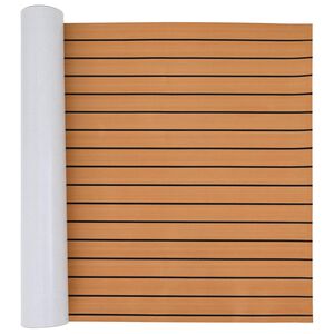 vidaXL Loďov&aacute; podložka Hněd&aacute; a čern&aacute; 240 x 90 cm EVA