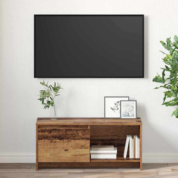 vidaXL Sestava TV skř&iacute;něk Star&eacute; dřevo 90 x 35 x 40 cm kompozitn&iacute; dřevo