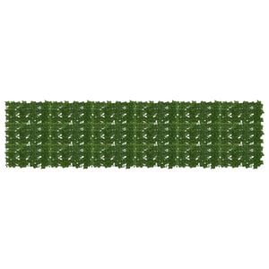 vidaXL Clona na balkon s listy Zelen&aacute; 300 x 75 cm Polyethylen a l&aacute;tka