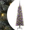 vidaXL Uměl&yacute; v&aacute;nočn&iacute; stromeček Zelen&aacute; 120 cm PVC, plast a ocel