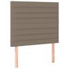 vidaXL Box spring postel s matrac&iacute; taupe 120x190 cm textil