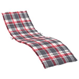 vidaXL Podu&scaron;ka na leh&aacute;tko červen&aacute; k&aacute;rovan&aacute; 200x50x3 cm oxfordsk&aacute; l&aacute;tka