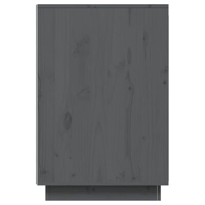 vidaXL Psací stůl šedý 140 x 50 x 75 cm masivní borové dřevo