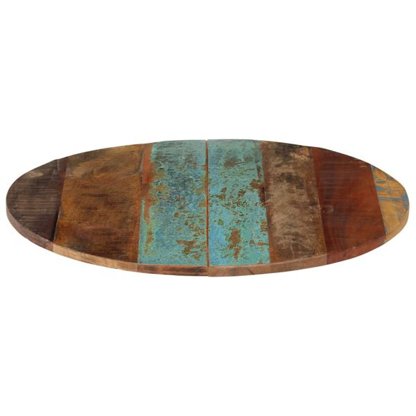 vidaXL Kulatá stolní deska 60 cm 15–16 mm masivní recyklované dřevo