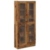 vidaXL Skř&iacute;ň old wood 82,5 x 30,5 x 185 cm kompozitn&iacute; dřevo