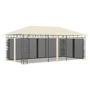 vidaXL Alt&aacute;n s moskyti&eacute;rou 6 x 3 x 2,73 m kr&eacute;mov&yacute;