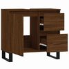 vidaXL Koupelnov&aacute; skř&iacute;ňka hněd&yacute; dub 65 x 33 x 60 cm kompozitn&iacute; dřevo