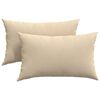 vidaXL Pohovkov&eacute; pol&scaron;t&aacute;ře 2 ks textil Kr&eacute;mov&aacute; 50 x 30 cm