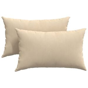 vidaXL Pohovkov&eacute; pol&scaron;t&aacute;ře 2 pcs Kr&eacute;mov&aacute; 50 x 30 cm textil
