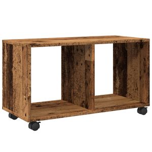 vidaXL Skř&iacute;ňka na kolečk&aacute;ch old wood 72x33x42,5 cm kompozitn&iacute; dřevo
