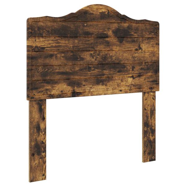 vidaXL Čelo postele Kouřov&yacute; dub 90 cm Kompozitn&iacute; dřevo