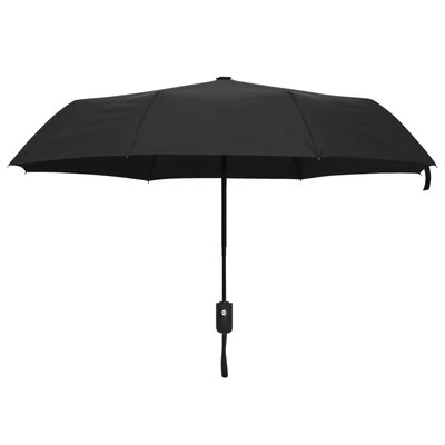vidaXL Automatický skládací deštník černý 95 cm