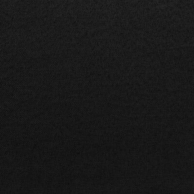 vidaXL Dílčí podnožka s poduškou textil černá