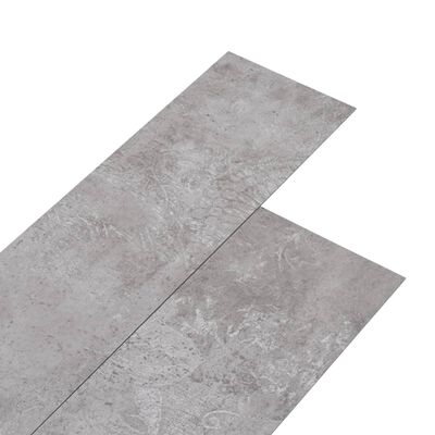 vidaXL Nesamolepicí PVC podlahová prkna 5,26 m² 2 mm zemitě šedá