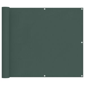 vidaXL Balkonov&aacute; clona Tmavě zelen&aacute; 100 x 300 cm Oxford l&aacute;tka