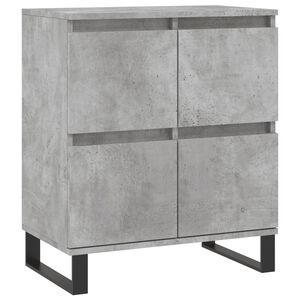 vidaXL Př&iacute;born&iacute;k betonově &scaron;ed&yacute; 60 x 35 x 70 cm kompozitn&iacute; dřevo