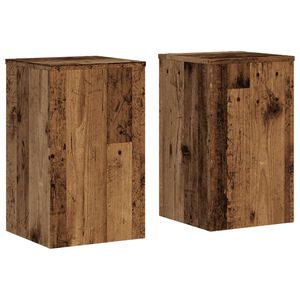 vidaXL Stojany na rostliny 2 ks old wood 30x30x50 cm kompozitn&iacute; dřevo