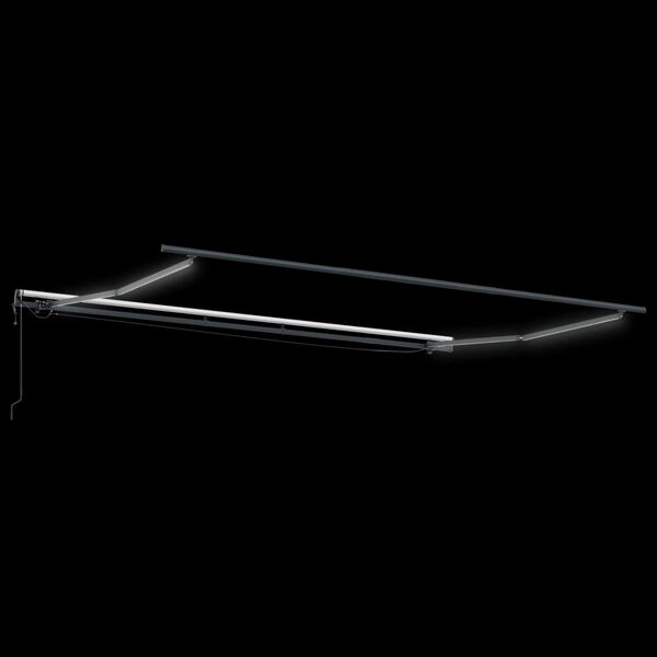 vidaXL Budsorovatelné zastřešení žlutá a oranžová 450 × 350 cm textil