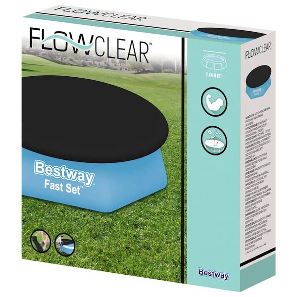 Bestway Flowclear Krycí plachta na bazén Fast Set 240 cm