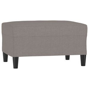 vidaXL Podnožka taupe 70x55x41 cm textil
