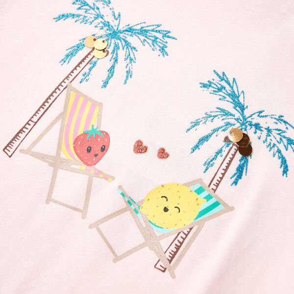 Dětské tričko světle růžové 116