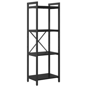 vidaXL Knihovna 40 x 30 x 119 cm Kompozitn&iacute; dřevo Čern&yacute; dub