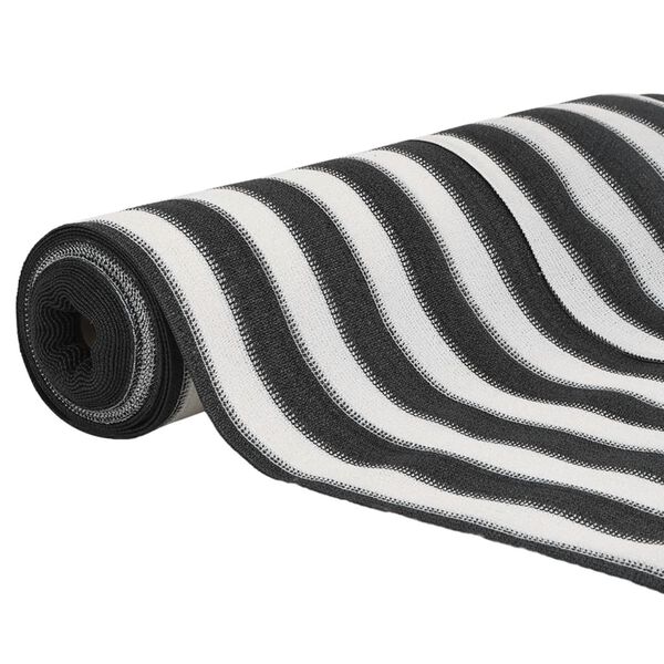 vidaXL St&iacute;nic&iacute; tkanina antracitov&aacute; a b&iacute;l&aacute; 2 x 50 m HDPE 75 g/m&sup2;