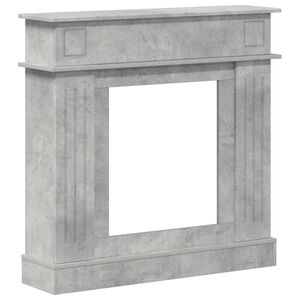 vidaXL R&aacute;m krbu Betonově &scaron;ed&aacute; 102 x 26 x 100 cm Kompozitn&iacute; dřevo