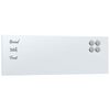 vidaXL N&aacute;stěnn&aacute; magnetick&aacute; tabule b&iacute;l&aacute; 60x20 cm Tvrzen&eacute; sklo