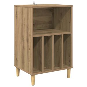 vidaXL Stojan na gramofon Dub artisan 47 x 39,5 x 74,5 cm