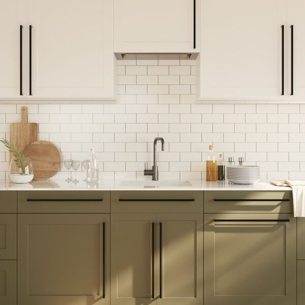 vidaXL N&aacute;bytkov&eacute; &uacute;chytky 10 ks čern&eacute; 480 mm nerezov&aacute; ocel