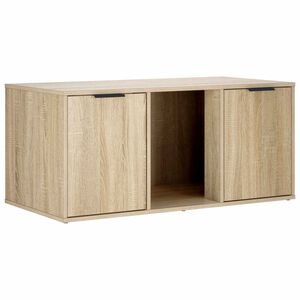 vidaXL N&aacute;bytek pro kočič&iacute; přepravku Dub sonoma 100 x 49 x 45 cm